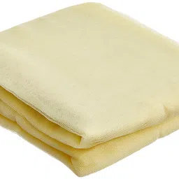 Shahji Creation Polycotton Mosquito Net for Bed (Yellow) image 3