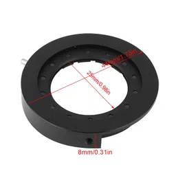 wal front Iris Diaphragm, Microscope Iris Adapter Aperture Adjustable Lens Optical Diaphragm for Microscope (SK25 with Bas) image 2