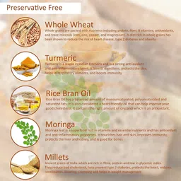 Nutribee 100% Multigrain Millet Rusk - Moringa Leaf | Refined Sugar-Free | Healthy Diet Toast | Immunity Boosting | No Maida and Sugar | No Preservatives | 400g image 3