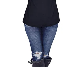 Boldwink Regular Half and Full Sleeves Soft Cotton Women T Shirt image 2