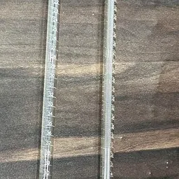 generic DT Science House Borosilicate glass burette 50ml capacity, class B,for Liquid Dispensing for Laboratory pack of 2 for school and college image 2