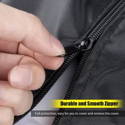 Kingling Pull Up Bar Station Covers, Pull Up Bar Stand Cover for Power Tower Home Strength Training Dip Stands Waterproof & Dustproof Protective Cover - 42''L x40''W x64''H image 5