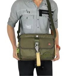 nfi essentials Cross Body Sling Bag For Men & Women for Office Travelling Stylish Multipurpose Messenger Chest Bag for College & Classes, One Side Shoulder image 4