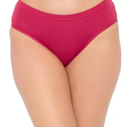 clovia Women's Cotton Pack of 5 Spandex Medium Waist Inner Elastic Hipster Panty - Multicolor image 3