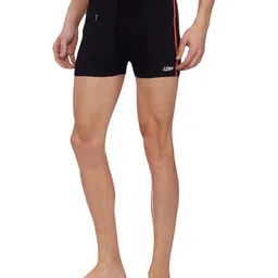 i-swim Mens Costume Is-010 Size Xl Black/Red With Is-010 Size Xl Black/Orange Pack Of 2 And Earplug Is-406 image 5