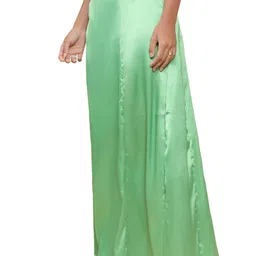 soch Green Satin Petticoat image 2