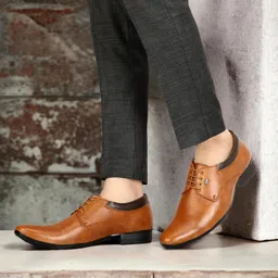 de loyon Men's Synthetic Leather Derby Formal Shoes image 2