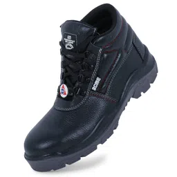 ACME Boxylic Men's Leather Safety Shoes, Black, 7 (Size - ACME003_41) image 4