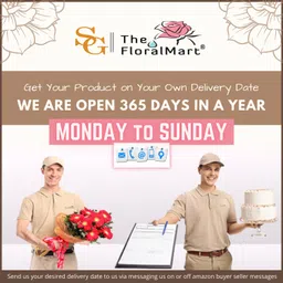 the floralmart The FloralMart® Mother's Day Special Fresh Flowers Bouquet, Fresh Rose Bunches in Cellophane Wrapping (Bunch of 08, Pink) image 4