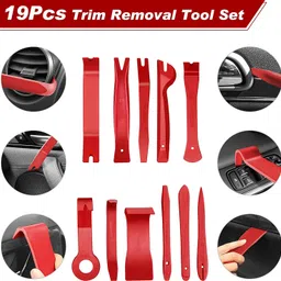 GSK Cut® 19PCS Auto Trim Removal Tool Kit, Pry Tool Set, Car Panel Tool Stereo Removal, Auto Clip Pliers Fastener with Storage Bag image 4