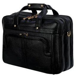 richsign leather accessories Office Briefcase Laptop Messenger & Shoulder Leather Bags for Men 15.6 Inch Cross Body image 4