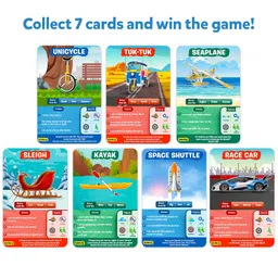 Skillmatics Guess in 10 Things That Go, Perfect for Boys, Girls, Kids Who Love Card Games, Educational Toys & Board Games, Gifts for Ages 6, 7, 8, 9 image 5