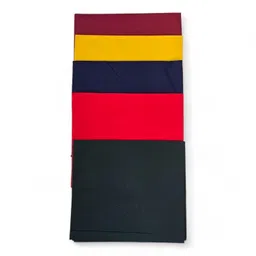 ambika stores & readymades AMBIKA STORES Cotton Blouse Material 1Meter Unstitched | Rubia Premium Plain 2 * 2 Blouse Piece Material Cotton 1 meter Multicolour Blouse Piece Material - Pack of 5 image 3