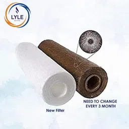 Lyle Easy To Find Sediment Filter 6" Candle/Ro Filter/Pre Filter/Spun Filter Compatible With All RO Water Purifier Comes With Opening Spanner, 2 Pieces, Pre-Filter, Removes Particles, Protect Membrane image 3