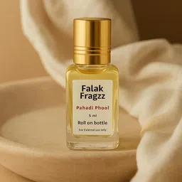 Pahadi Phool Organic Attar Roll On, 5 ml, For Special Occasions, Gifting by Falak Fragzz aka Full Asli Pahadi image 1