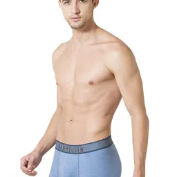 van heusen Men Denim Jacquard Waistband Trunks - Plush Back Elasticized Waistband, Contrast Stitch image 2