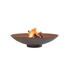 generic Campfire Fire Pit Bowl Corten Steel Fire Bowl for Wood Burning, Perfect for Backyard Barbeque, Outdoor Garden, Ideal for Bonfire Pit & Fireplace - Natural Rust (57.88D x 57.88W x 20 H) image 1