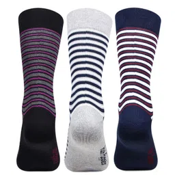 hush puppies Men's Cotton Calf Length Socks (BROHPM-05-PO3_Multicolor_Free Size) image 4
