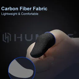 Humble Gaming Thumb & Finger Sleeves for PUBG, Fortnite & Mobile Games – Anti-Slip, Sweat-Proof, Non-Fingerprint, High Precision Thumb & Finger Sleeves, Universal Fit - 5 Pairs (10 Pcs) & Carry Case image 5
