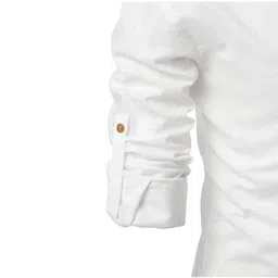 luxrio Short Kurta Shirt for Men Mandrin Collar Cotton Blend image 4