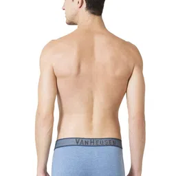 van heusen Men Denim Jacquard Waistband Trunks - Plush Back Elasticized Waistband, Contrast Stitch image 3