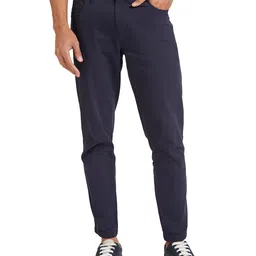 amazon brand - symbol Men's Stretchable Casual Pants | Scoop Pocket Chinos | Trousers (Slim Fit) image 1
