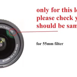 FND Lens Cap Cover Replacement LC-55A for Nikon AF-P DX 18-55mm f/3.5-5.6G VR Lens Cap, Compatible with Nikon D7200 D5600 D5500 D5300 D3500 D3400 D3300 DSLR Camera 18-55 mm Lens only image 5