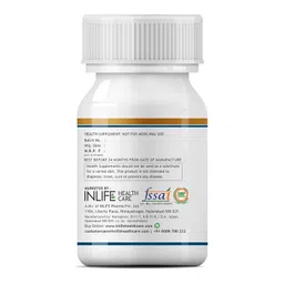 INLIFE Vitamin D3 Cholecalciferol Supplement with Coconut Oil for Better Absorption, For Men & Women, Immunity, Bone Health, Muscles - 60 Capsules image 4