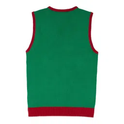 the ugly sweater co. Ugly Christmas Sweater The Kit Men's Gingerbread Man Vest image 3