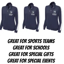 ink stitch Women Lst94 Custom Design Logo Name Texts Stitching Tricot Track Jackets image 4