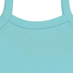 bodycare Kids Girl's Regular Fit Vest| 100% Cotton| Skin Friendly | Lightweight | Sleeveless Design | Pack Of 3 (Color & Print May Vary) image 3