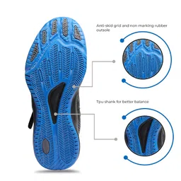 pro ase sport Pro ASE Basketball Shoes with Rubber Sole & Breathable Upper | Indoor & Outdoor Court | Shock Absorption Lining, Anti-Slip, Lightweight & Durable with Velcro for Best Fit | Men, Women & Unisex | Black, Green, Orange, Blue image 4