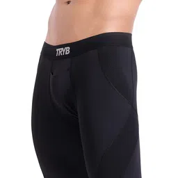 tryb Men's Sports Underwear | Stretchable Energizer Compression Long Trunks for Running & Gym Workout | Quick Dry, Moisture Wicking | Athletic Innerwear Boxers image 2