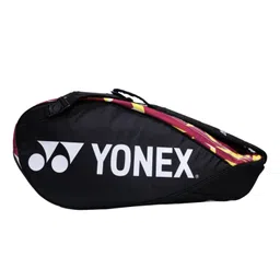 YONEX Badminton Champion Racquet Bag 22926T BT6-SR|6 Zipper Compartment for Saparate Storage of 9 Rackets,Shoes and Clothes|High Density EVA |Anti-Theft Zipper Locking System|Hand-Carry image 2