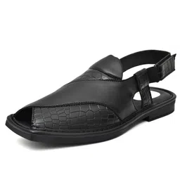 g l trend Men's Ethnic Peshawari Casual Leather Sandal for Men image 1