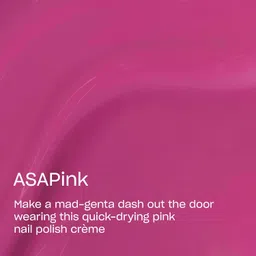 o.p.i OPI RapiDry ASAPink | Opaque Bright Pink Crème Quick Dry Nail Polish | Vegan, Smudge Proof, Fast Drying image 3