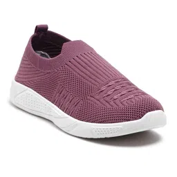 pahnava Women's Slip-on Knit Walking Shoes | Breathable PVC Sole | Lightweight Comfortable Casual Sneakers for Walking, Gym, Travel image 5