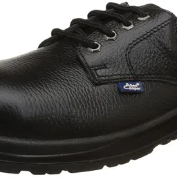 Allen Cooper AC-1150 Safety Shoe, DIP-PU Sole, Black, Size 10 image 1