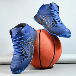 pro ase sport Pro ASE Basketball Shoes with Rubber Sole & Breathable Upper | Indoor & Outdoor Court | Shock Absorption Lining, Anti-Slip, Lightweight & Durable| Men, Women & Unisex | Black, Green, Orange, Blue image 2