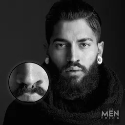 the men thing SPARTA MAN - Non Piercing Nose Ring – Pure Stainless Steel for Men and Boys image 2