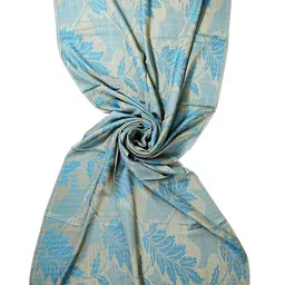 STOLE STUDIO Embellished Fashionable LEAF Beige/Rama Stole & Scarf image 2