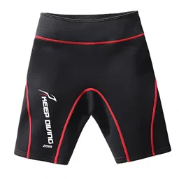 ivelect Neoprene Diving Shorts Swim Trunks Pants Wetsuits Scuba Swimsuit Red M image 3