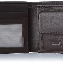 justrack Boys Dark Black Color Genuine Leather Money Purse (LWM00198-JT_9) image 4