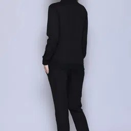 dee fab Stylish Chest Print Zipper Tracksuit For Women image 2