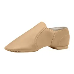 arcliber Pegasus galaxy Women s Leather Jazz Shoes Slip-On Brown 4M-Heel to Toe 8 1/4 In image 1