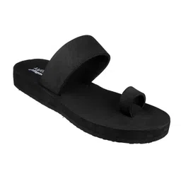 Hawalker Women Ortho Care slippers (Black - 6) | Feel Good Super Comfort Stylish Flip Flop, MCP Insole Pain Relief Diabetic Footwear Ladies Chappal | Lightweight, Anti Skid | Daily Use Chappal image 3