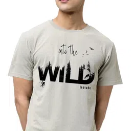 leotude Regular Fit Half Sleeve Round Neck Men's T-Shirt image 1