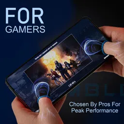 Humble Gaming Thumb & Finger Sleeves for PUBG, Fortnite & Mobile Games – Anti-Slip, Sweat-Proof, Non-Fingerprint, High Precision Thumb & Finger Sleeves, Universal Fit - 5 Pairs (10 Pcs) & Carry Case image 4