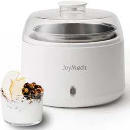 JoyMech Yogurt Maker, Greek Yogurt Maker Machine with Constant Temperature Control, Stainless Steel Container, 1.1 Quart for Home Organic Yogurt image 1