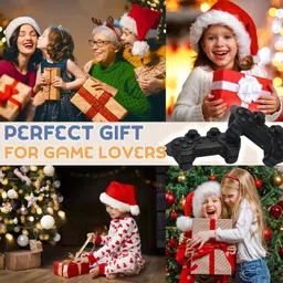 Viart Creation Video Game for Tv 2.4G Wireless Controller Gamepad Set Plug and Play Console for 3D Games, +20000 Preloaded Games, Dual Controllers, HDMI Output Ultimate 90s Retro Game,Multicolor image 5